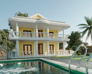 Exterior view of House or chalet for sale in Lúcar  with Storage room, Swimming Pool and Furnished