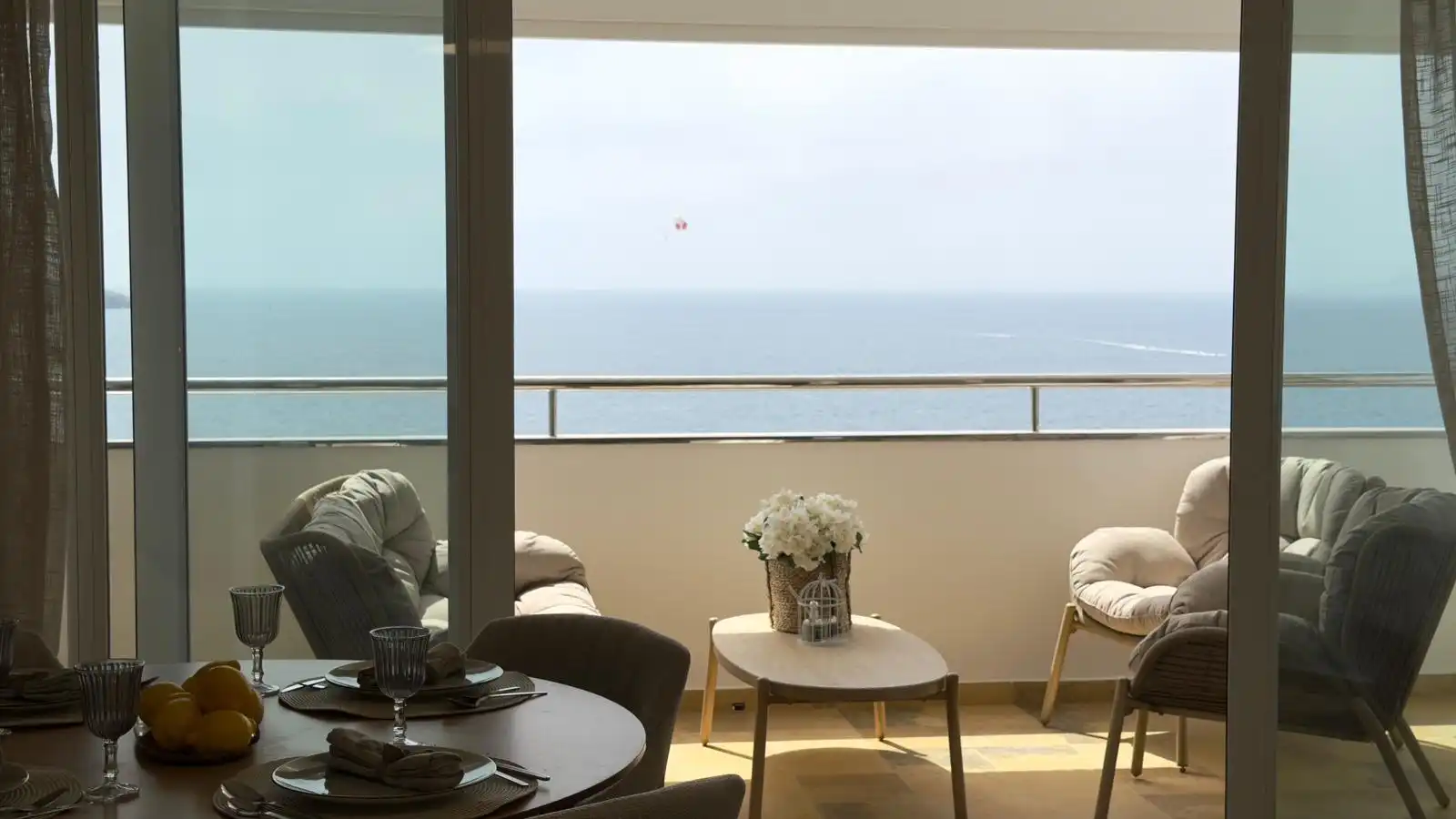 Terrasse von Wohnung zum Verkauf in Benidorm mit Klimaanlage, Heizung und Terrasse