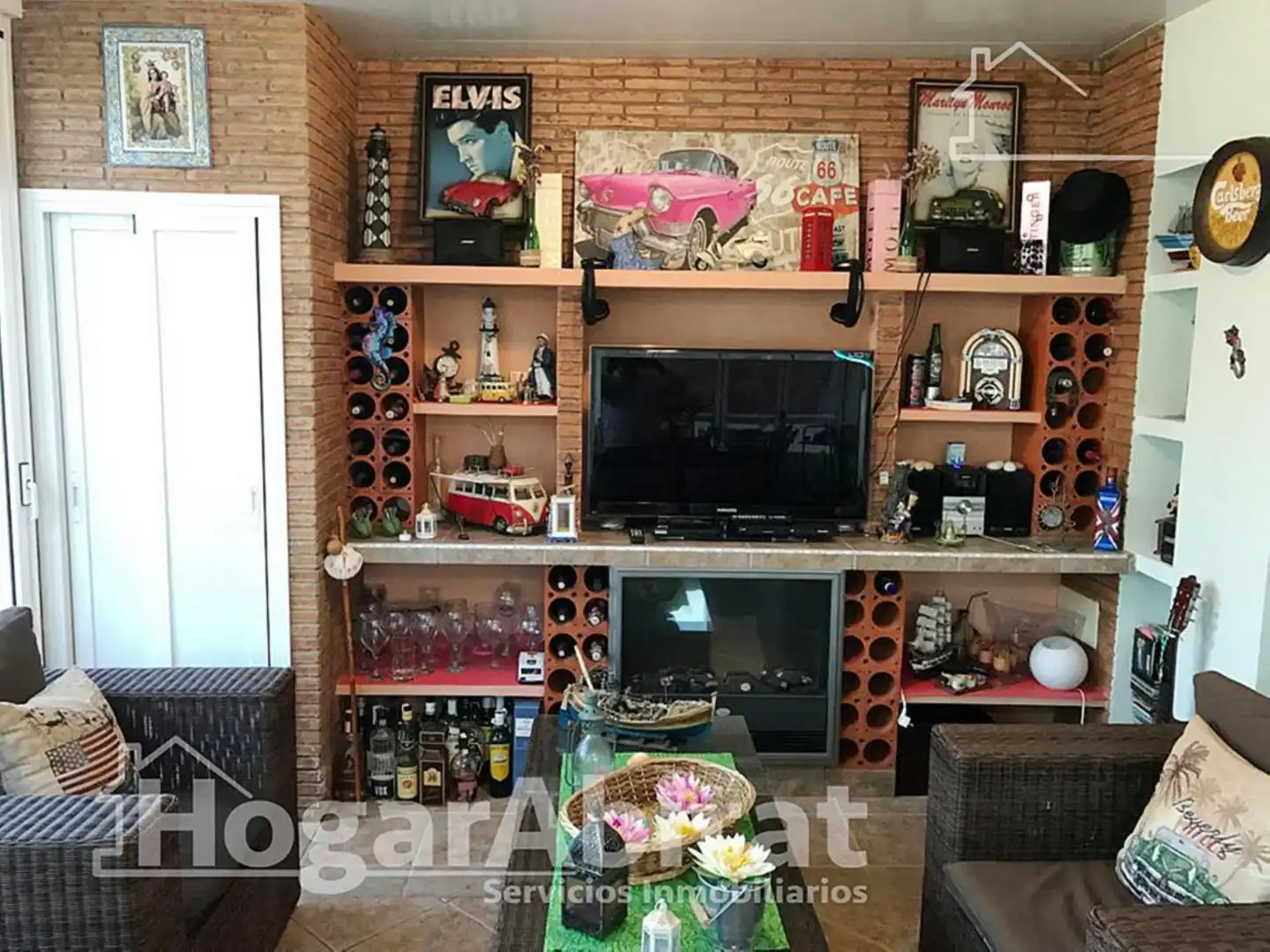 Sala d'estar de Casa o xalet en venda en Carboneras amb Aire condicionat, Terrassa i Piscina comunitària