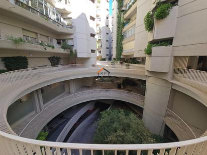 Exterior view of Flat for sale in  Madrid Capital  with Heating, Private garden and Terrace