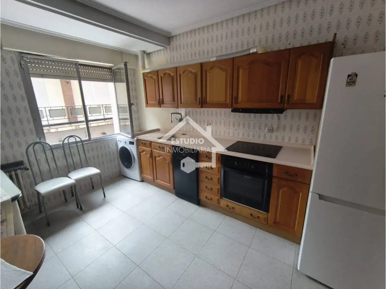 Küche von Wohnung zum Verkauf in Navarrete mit Heizung, Terrasse und Abstellraum