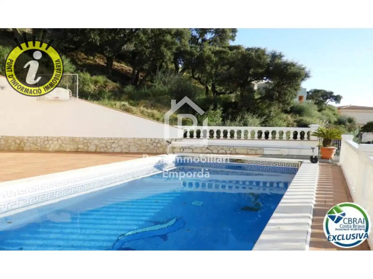 Piscina de Casa o xalet en venda en Roses amb Aire condicionat, Jardí privat i Terrassa