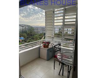 Balcony of Flat for sale in Lloret de Mar  with Heating, Private garden and Parquet flooring