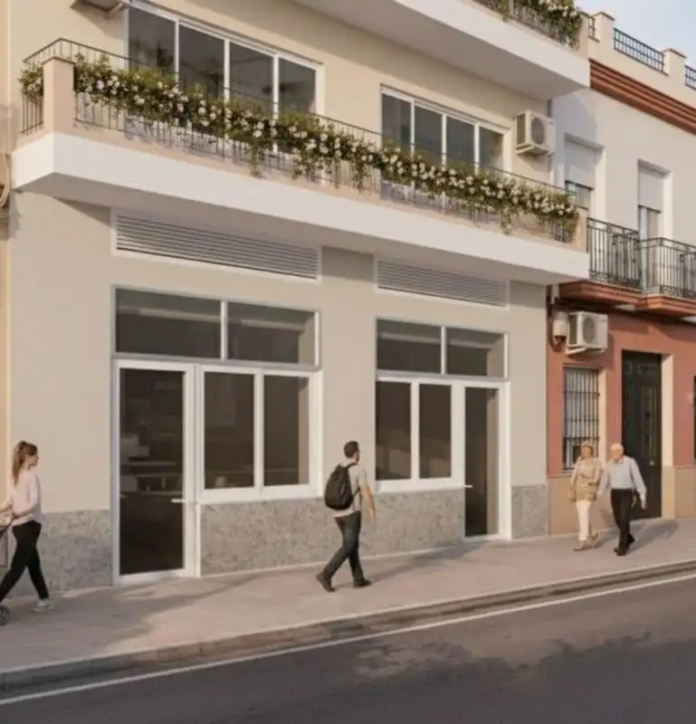 Vista exterior de Planta baja en venta en Mislata con Calefacción y Amueblado