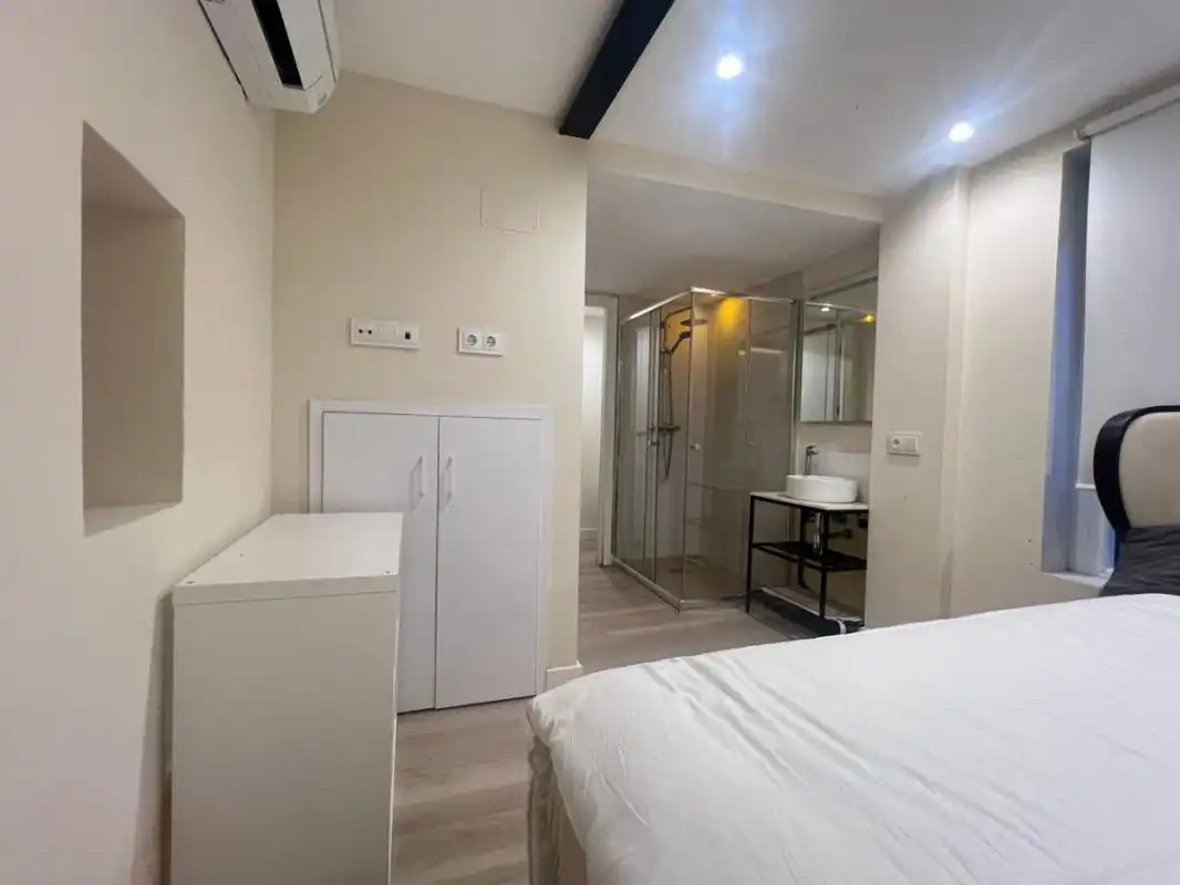 Bedroom of Ground floor for rent in Madrid  with Air Conditioner, Heating and Furnished