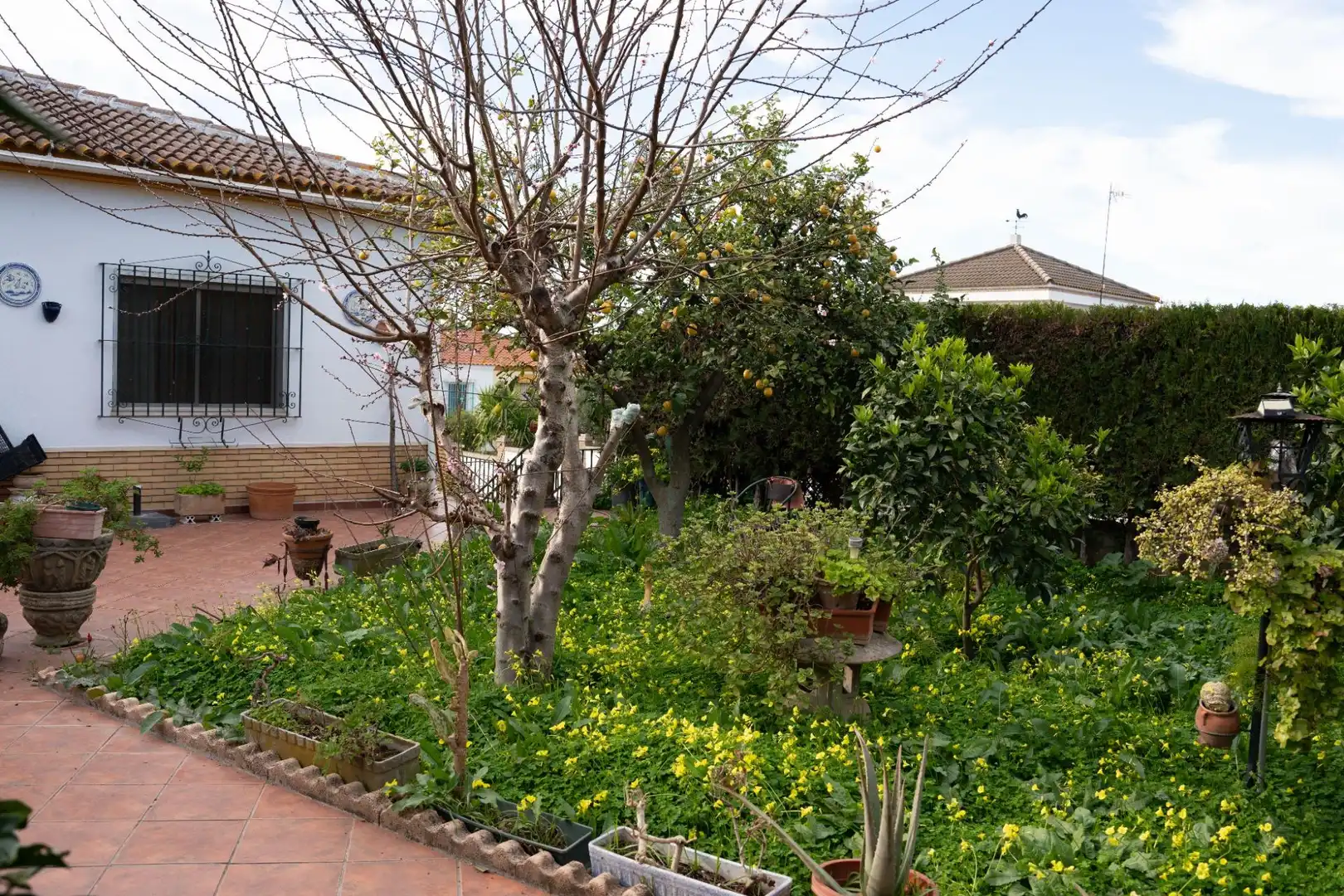 Garden of Houses for sale in Gines  with Air Conditioner, Heating and Private garden