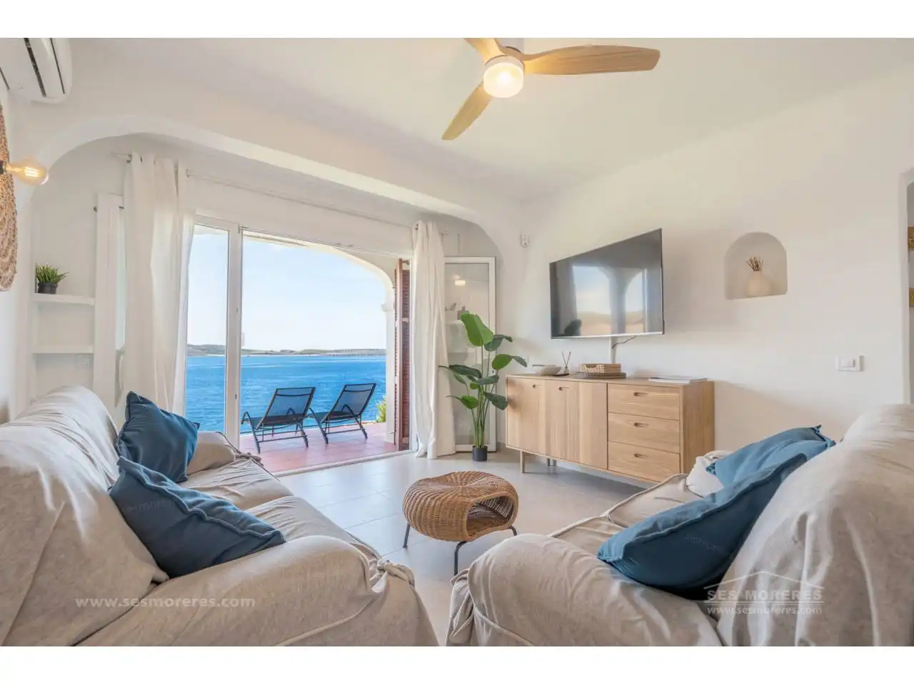 Living room of Apartments for sale in Es Mercadal  with Air Conditioner, Heating and Terrace