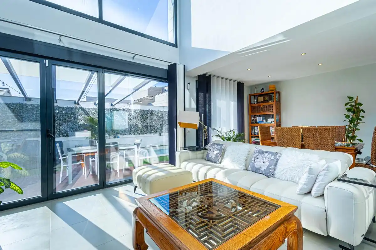 Living room of Houses for sale in Torrejón de Ardoz  with Heating, Private garden and Terrace