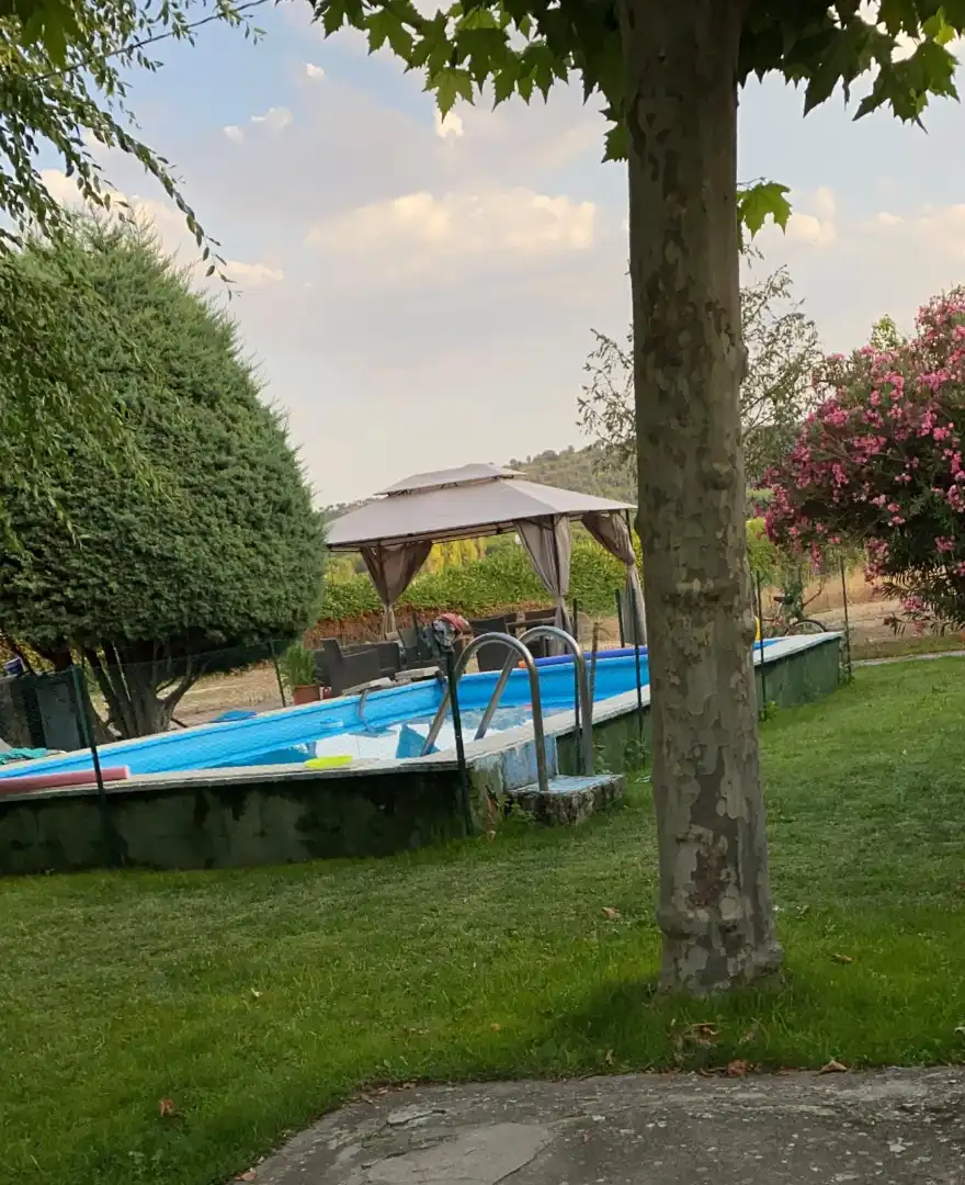 Piscina de Casa o chalet en venta en Santibáñez de Valcorba con Calefacción, Jardín privado y Terraza