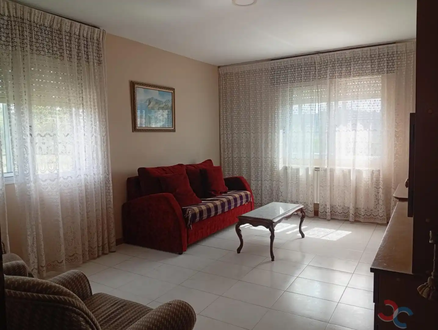 Sala d'estar de Casa o xalet en venda en Pontevedra Capital 