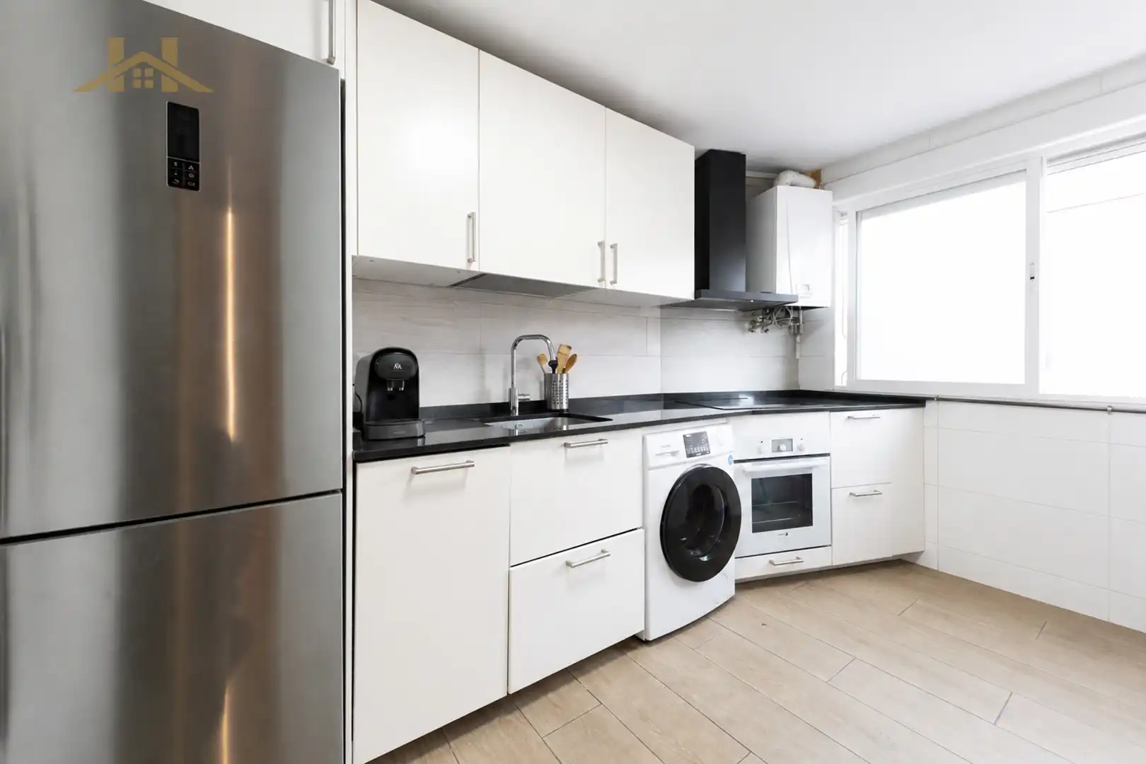 Kitchen of Flat for sale in Madrid  with Air Conditioner, Heating and Furnished