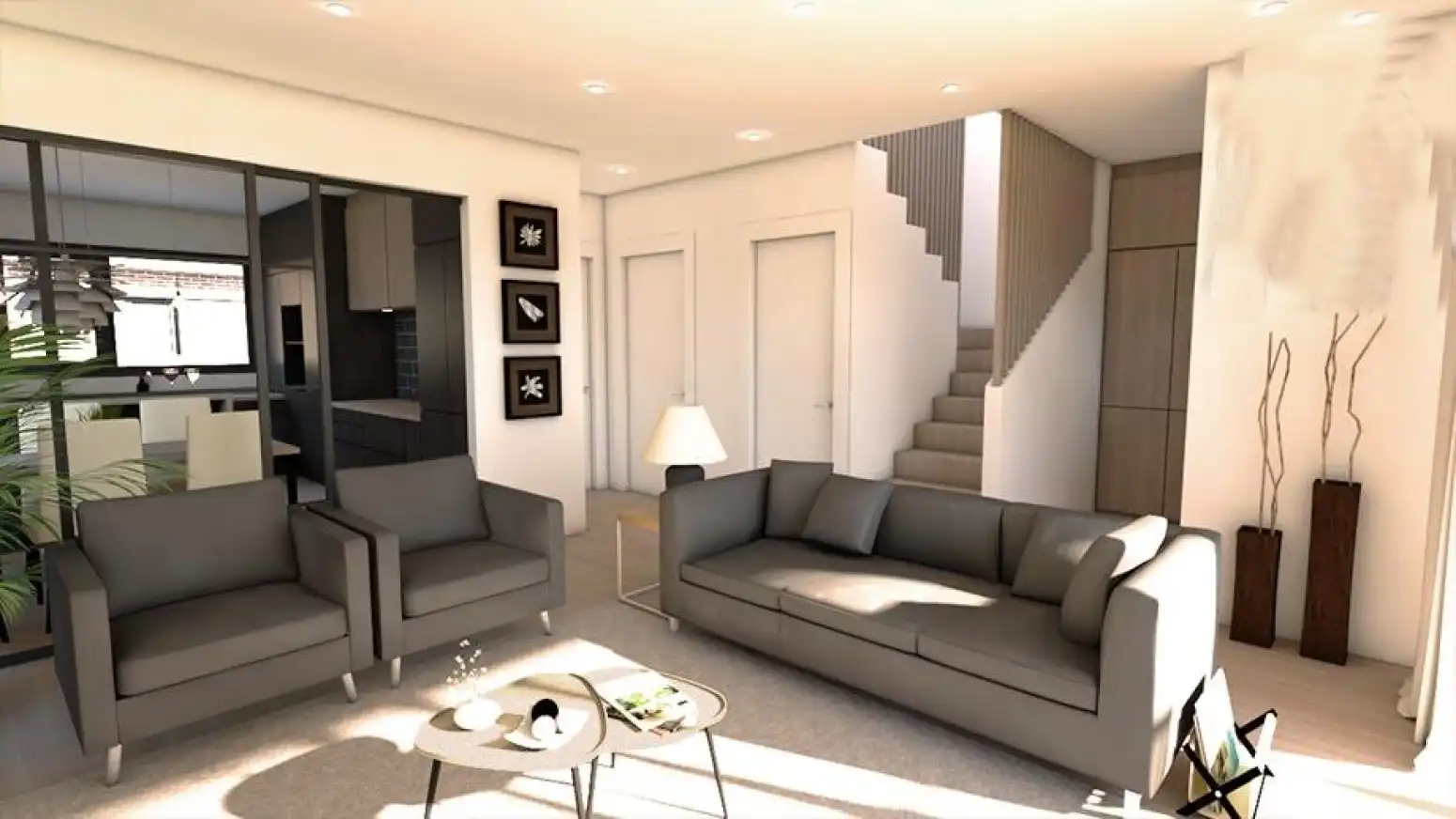 Sala de estar de Casa o chalet en venta en Navarrete con Calefacción y Terraza