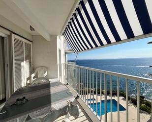 Balcony of Flat for sale in Roses  with Terrace, Balcony and Community pool