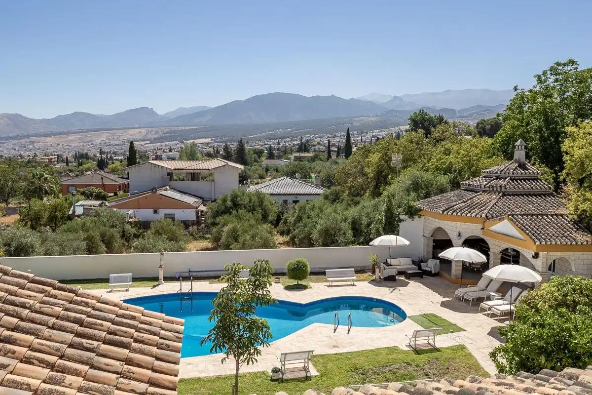 Swimming pool of Houses for sale in Ogíjares  with Air Conditioner, Heating and Private garden