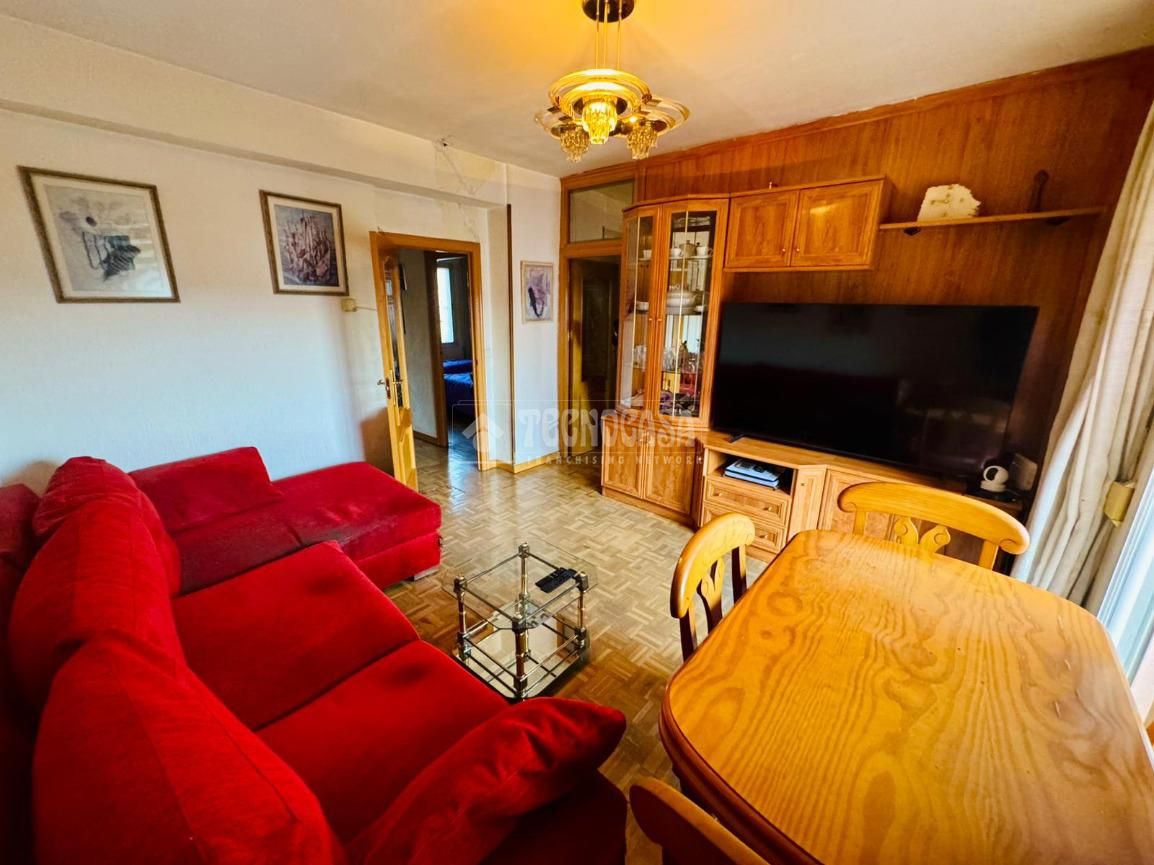 Living room of Flat for sale in  Madrid Capital  with Balcony