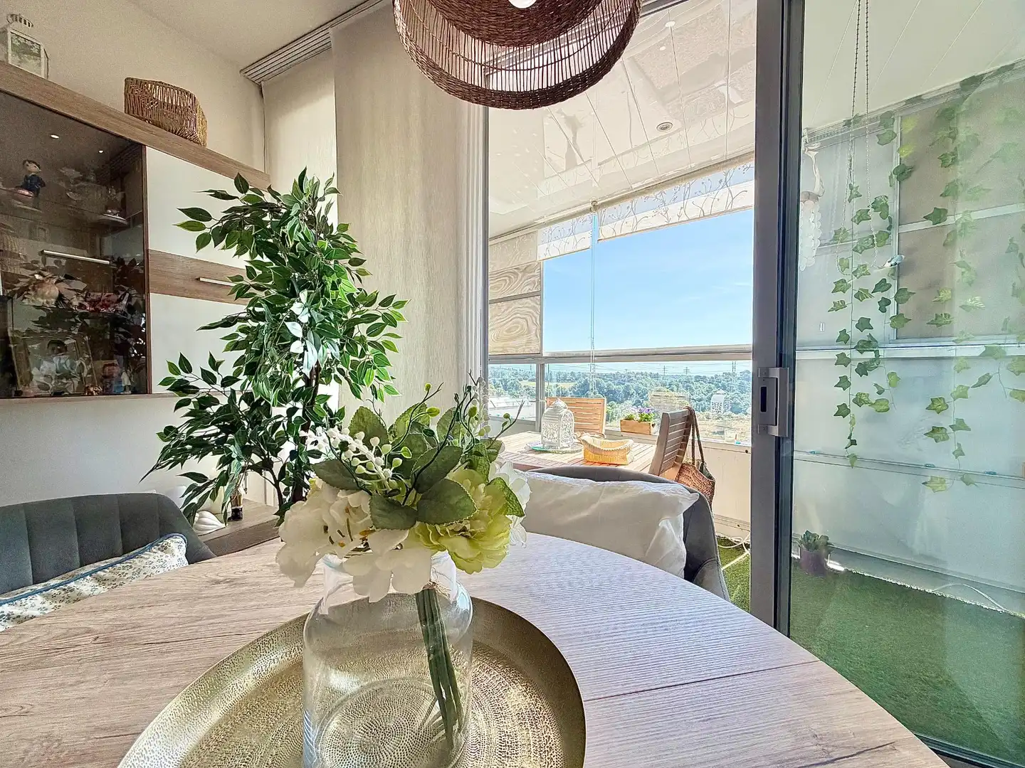 Balcony of Flat for sale in Terrassa  with Heating, Parquet flooring and Terrace
