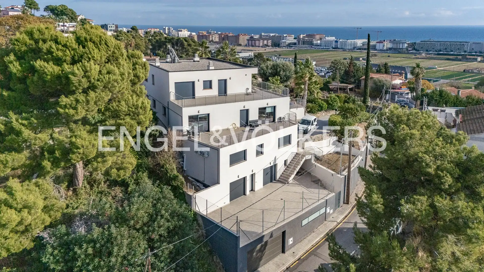 Exterior view of Houses for rent in Santa Susanna  with Air Conditioner, Heating and Private garden