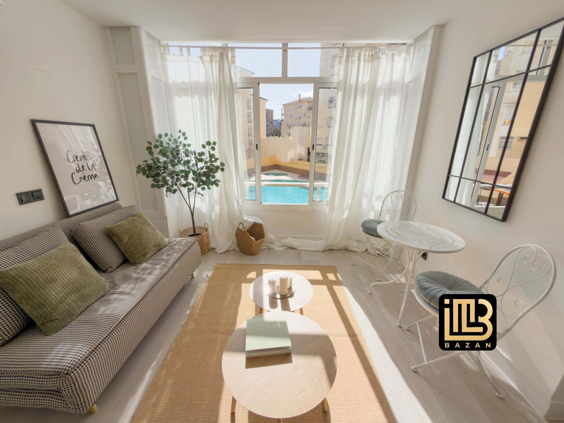 Sala d'estar de Pis per a compartir en Torremolinos amb Aire condicionat, Moblat i Rentadora