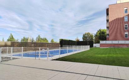 Swimming pool of Flat for sale in Lardero  with Private garden, Parquet flooring and Terrace