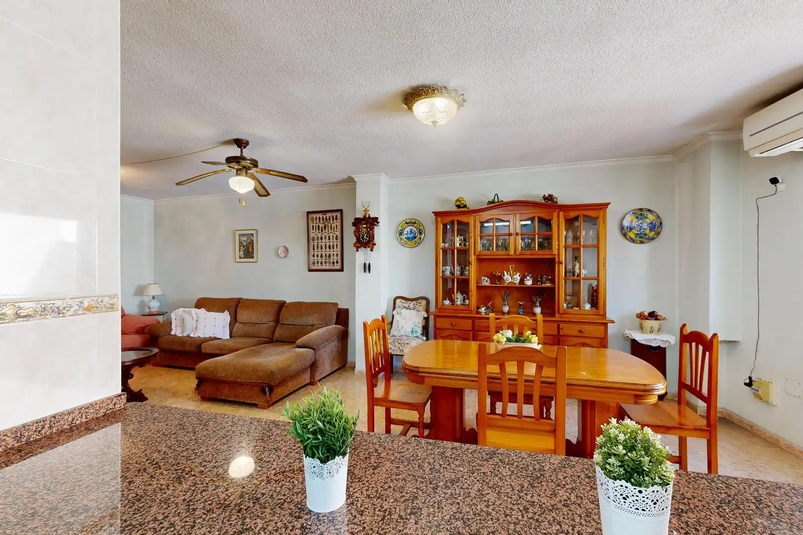 Sala de estar de Piso en venta en Cartagena con Aire acondicionado, Calefacción y Parquet