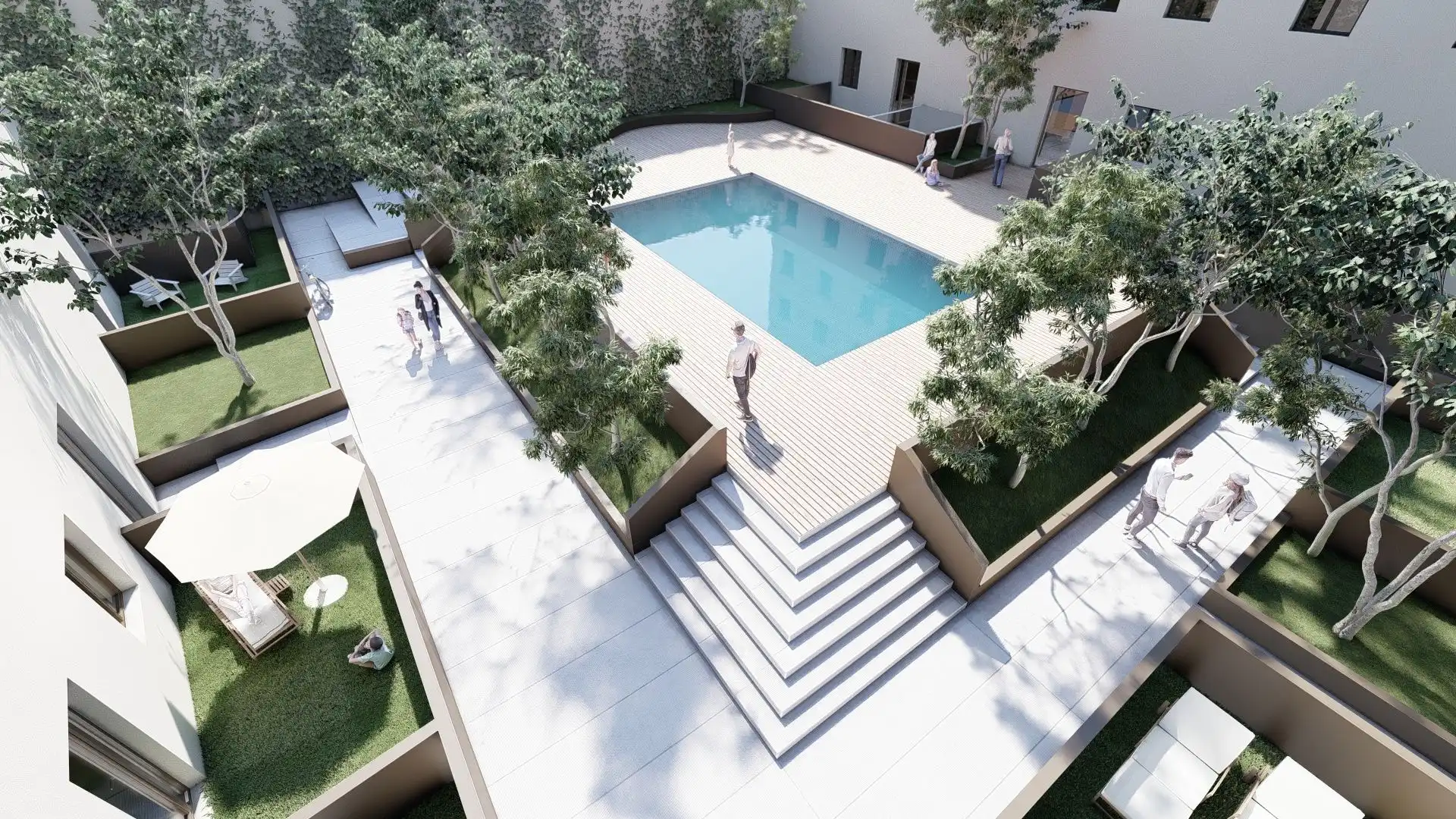 Piscina de Apartamento en venta en Benicasim / Benicàssim con Aire acondicionado, Terraza y Horno
