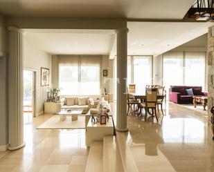 Sala d'estar de Casa o xalet de lloguer en  Barcelona Capital amb Terrassa