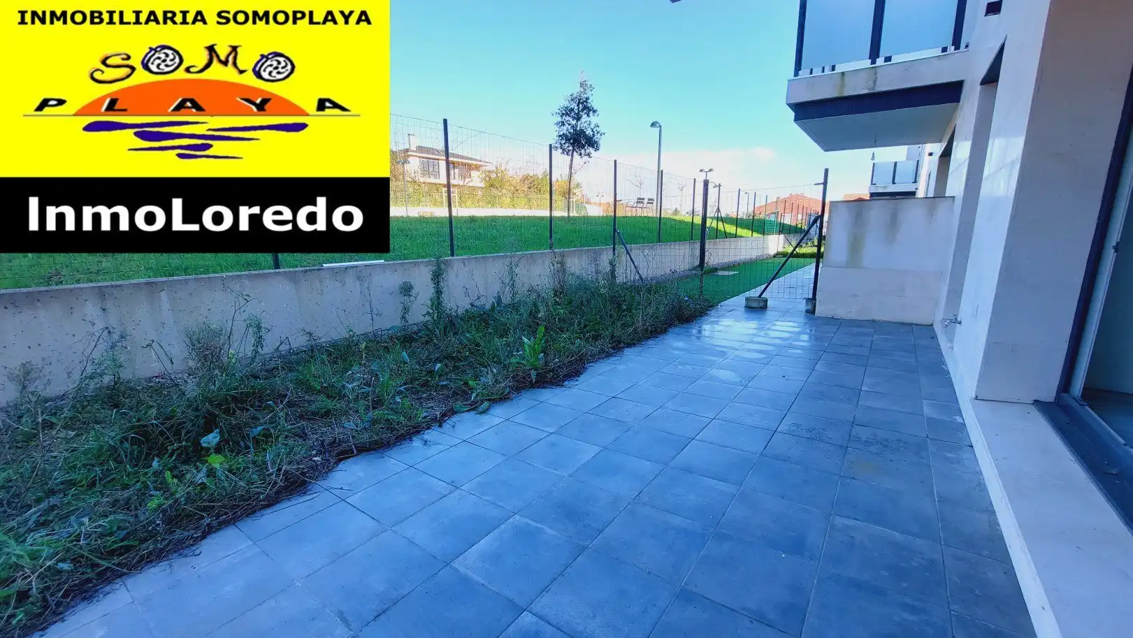 Außenansicht von Wohnung zum Verkauf in Ribamontán al Mar mit Heizung, Privatgarten und Terrasse