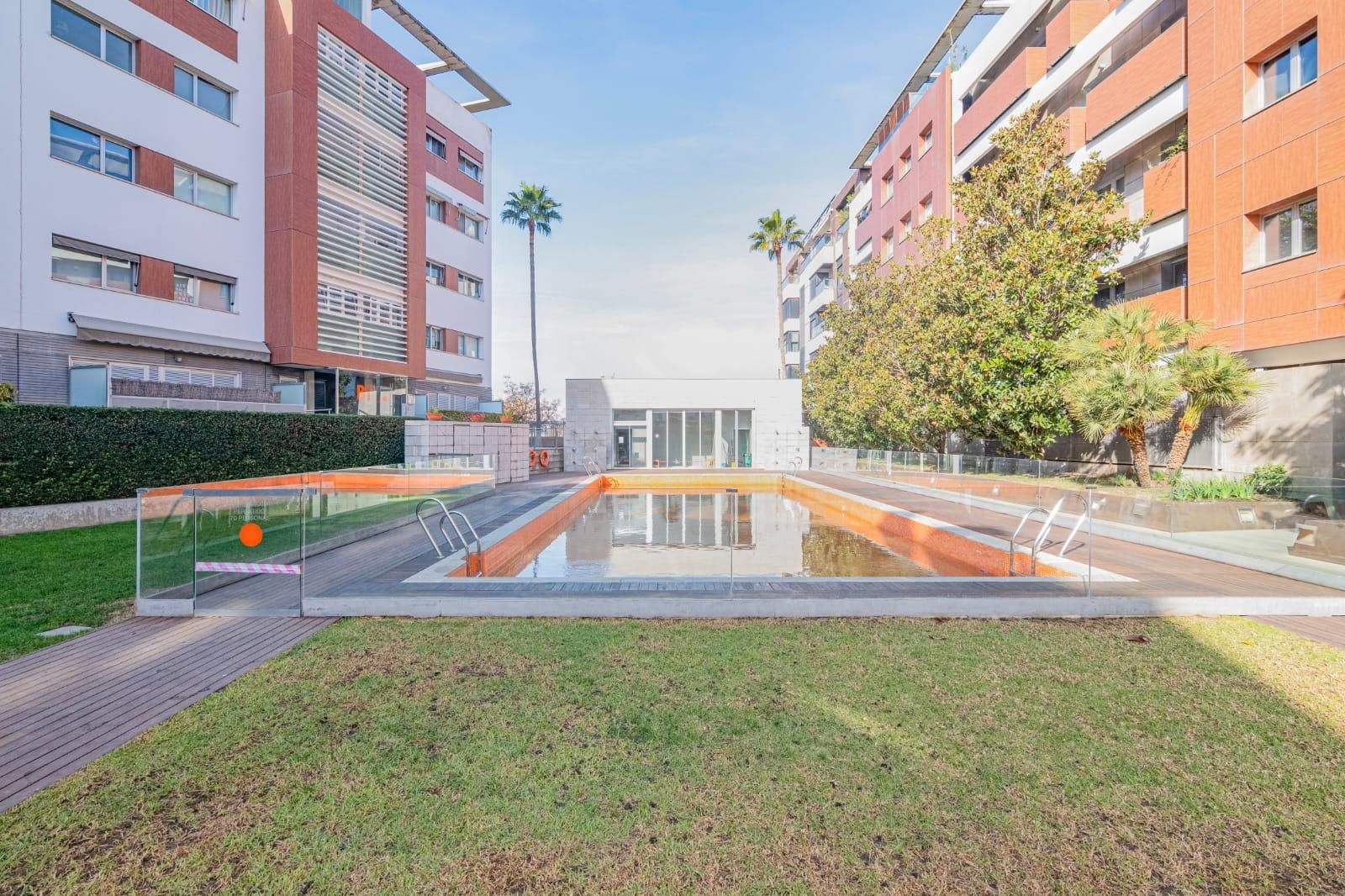 Swimming pool of Flat for sale in Armilla  with Air Conditioner and Community pool