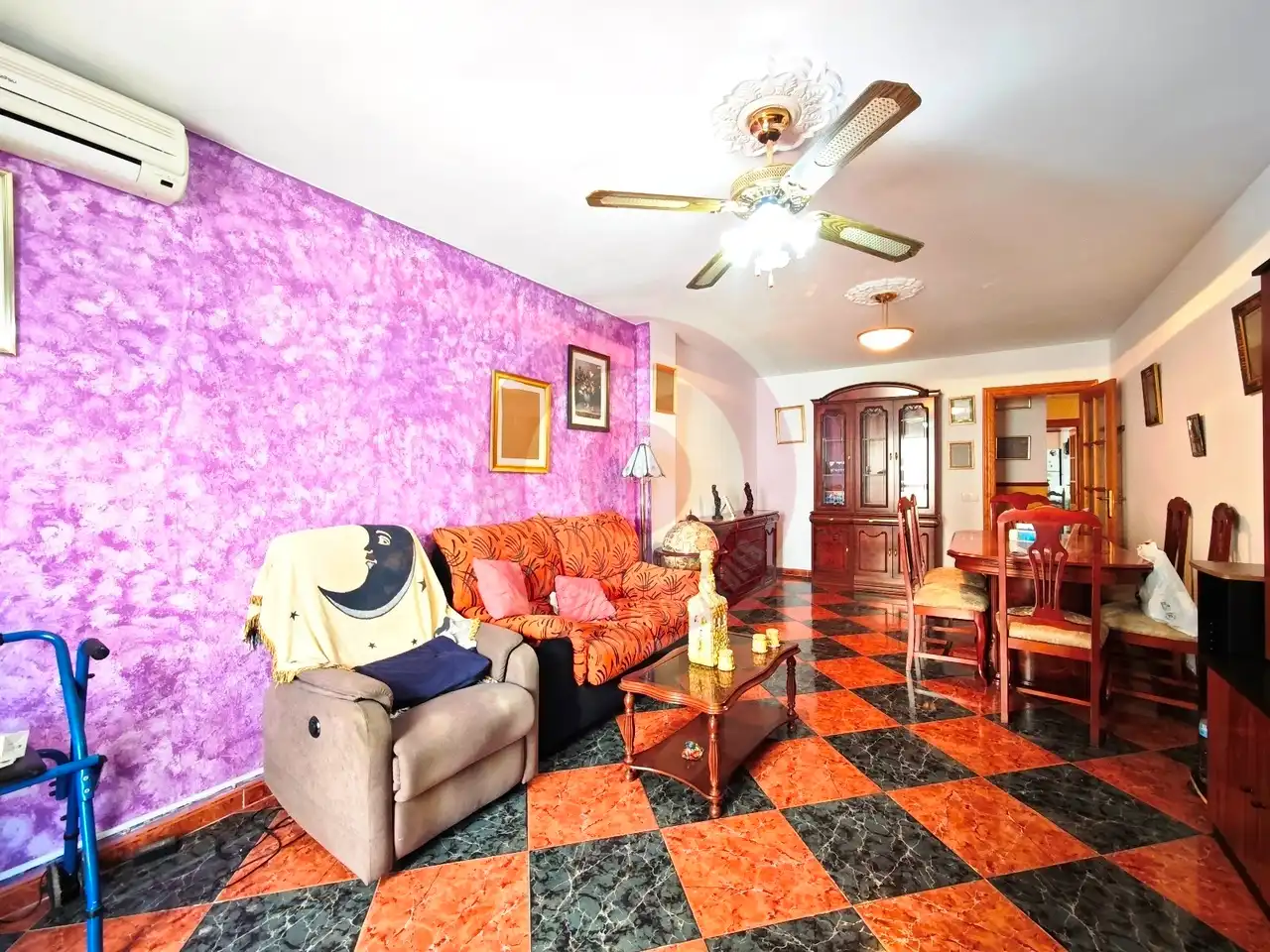 Sala de estar de Piso en venta en Vélez-Málaga con Terraza y Amueblado
