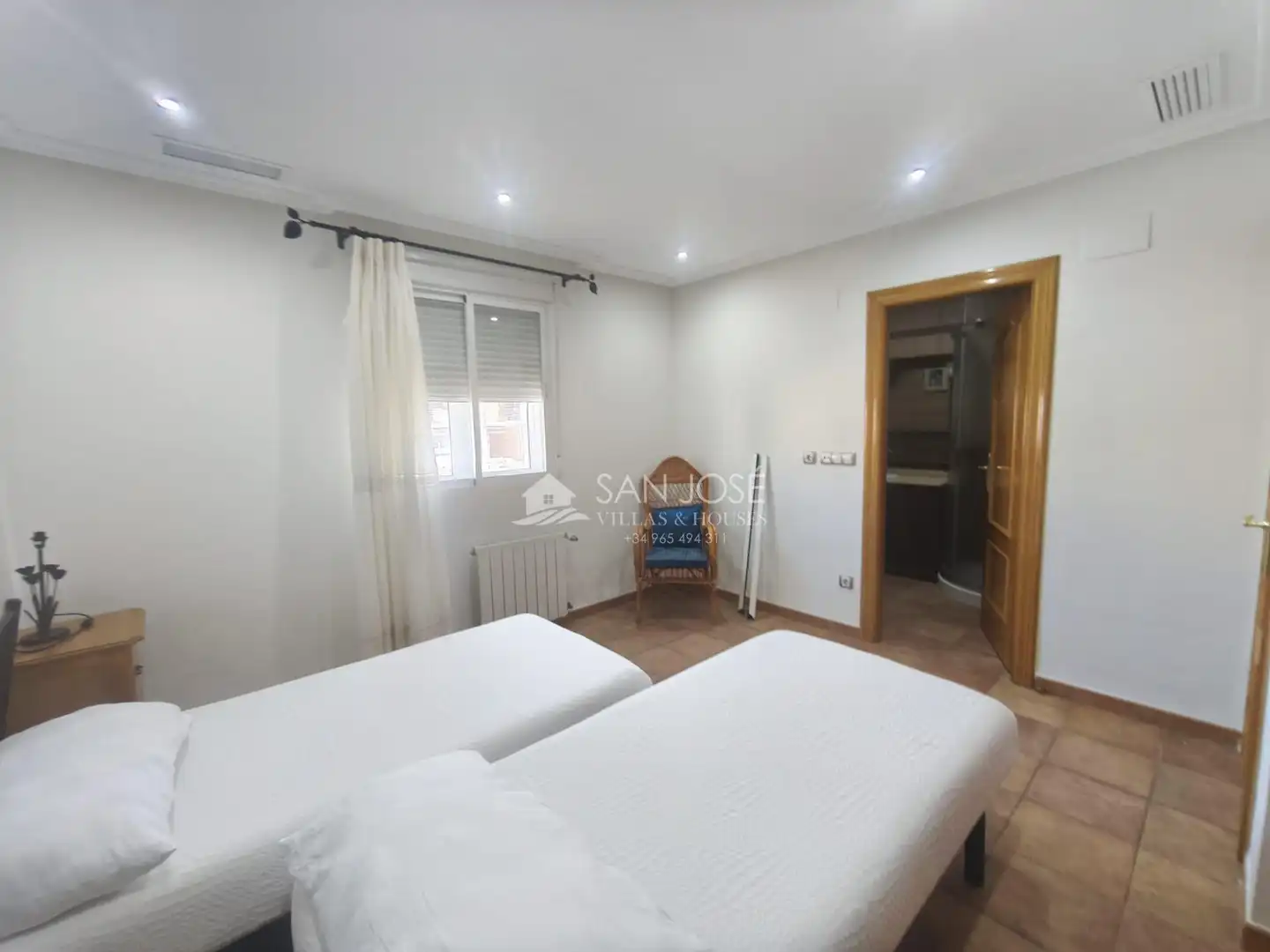 Bedroom of Houses for rent in Aspe  with Air Conditioner, Heating and Terrace