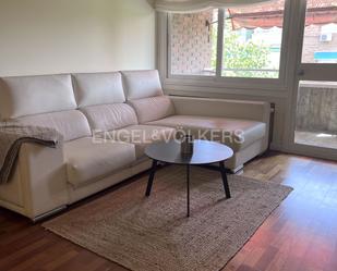 Living room of Apartment to rent in  Madrid Capital  with Air Conditioner, Heating and Terrace