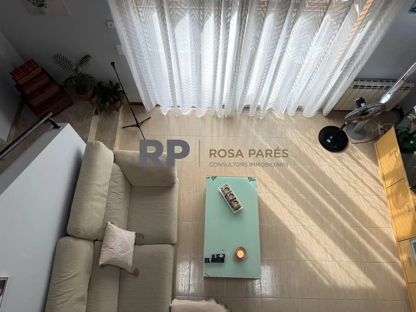 Sala de estar de Dúplex en venta en Centelles con Calefacción y Terraza