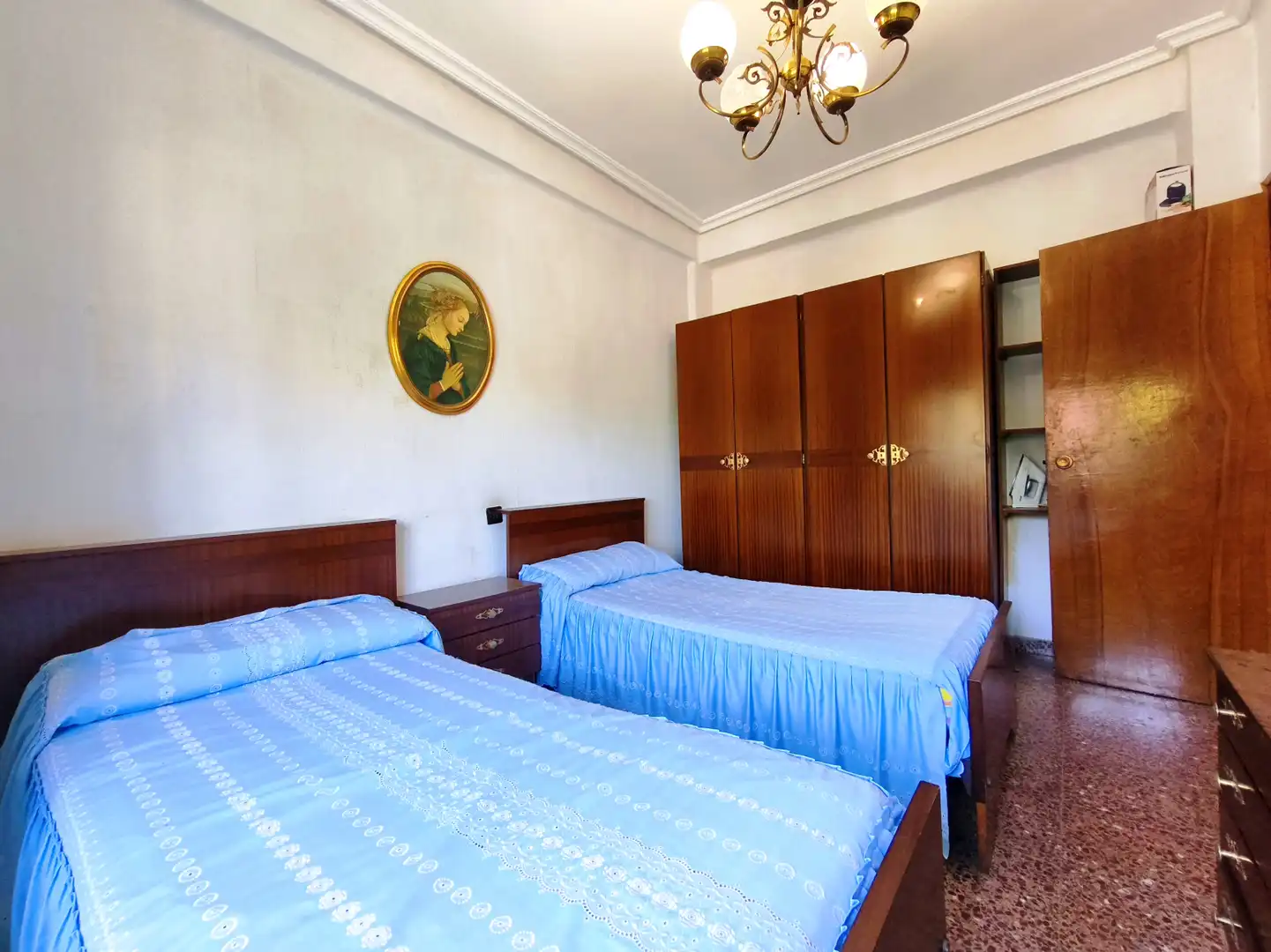 Bedroom of Flat for sale in  Logroño  with Terrace and Furnished