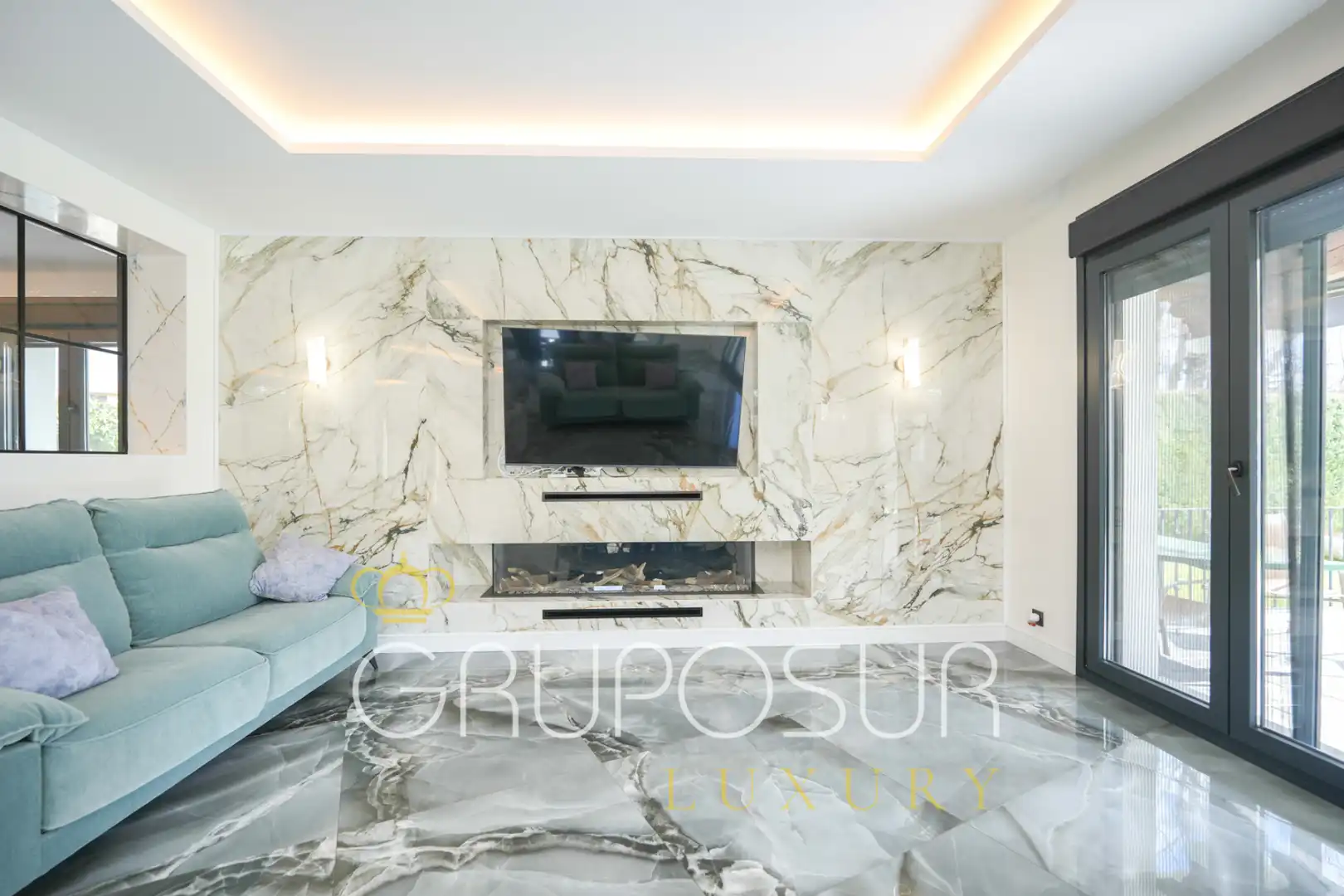 Sala de estar de Casa o chalet en venta en Valladolid con Aire acondicionado, Calefacción y Jardín privado