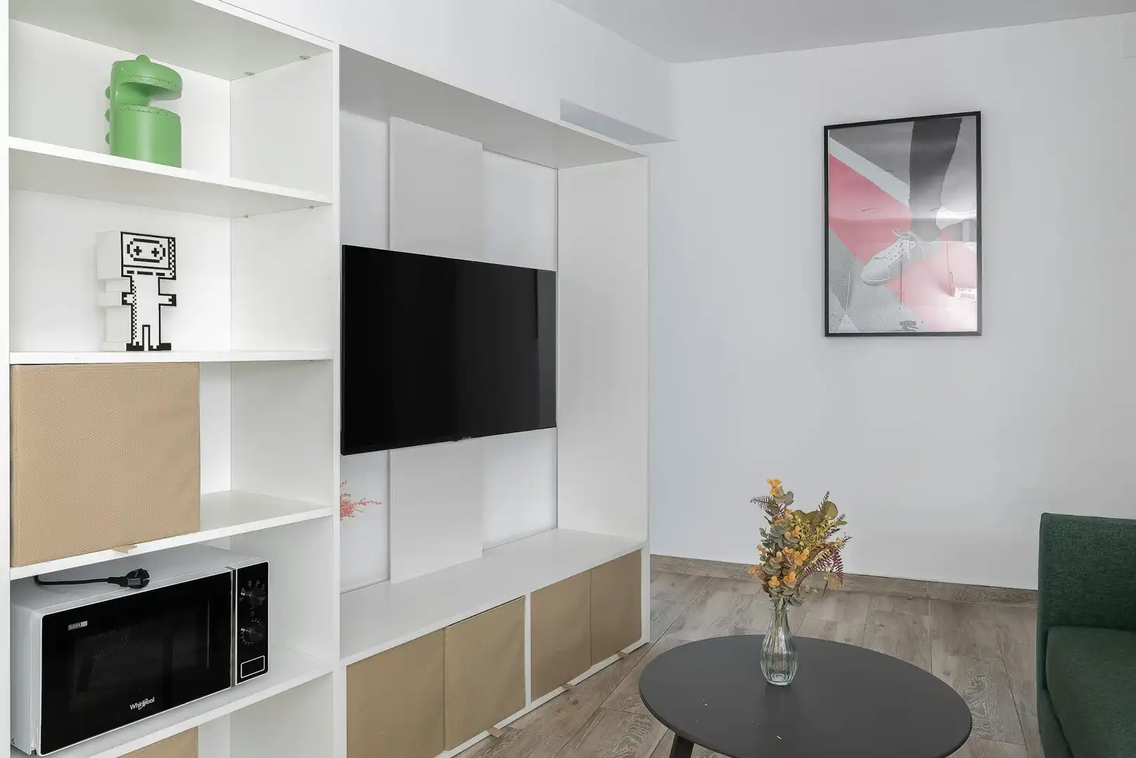 Wohnzimmer von Wohnung zur Miete in Getafe mit Klimaanlage, Heizung und Möbliert