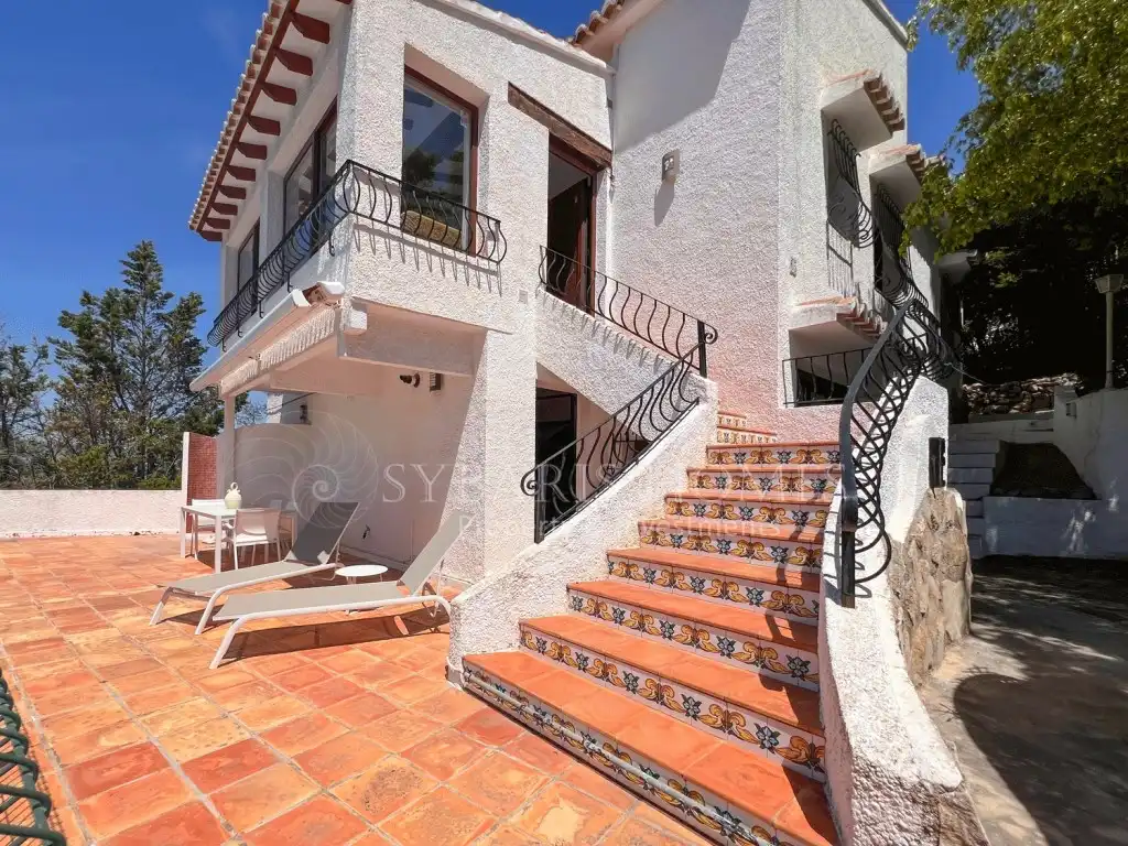 Terraza de Casa o chalet en venta en Benitachell / El Poble Nou de Benitatxell con Aire acondicionado y Piscina