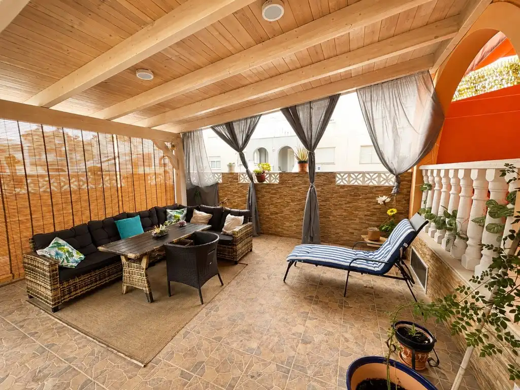 Terrassa de Casa o xalet en venda en Santa Pola amb Aire condicionat, Piscina i Piscina comunitària