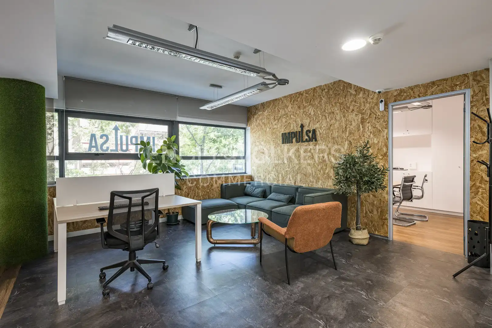 Außenansicht von Büro zur Miete in Barcelona mit Klimaanlage, Heizung und Möbliert