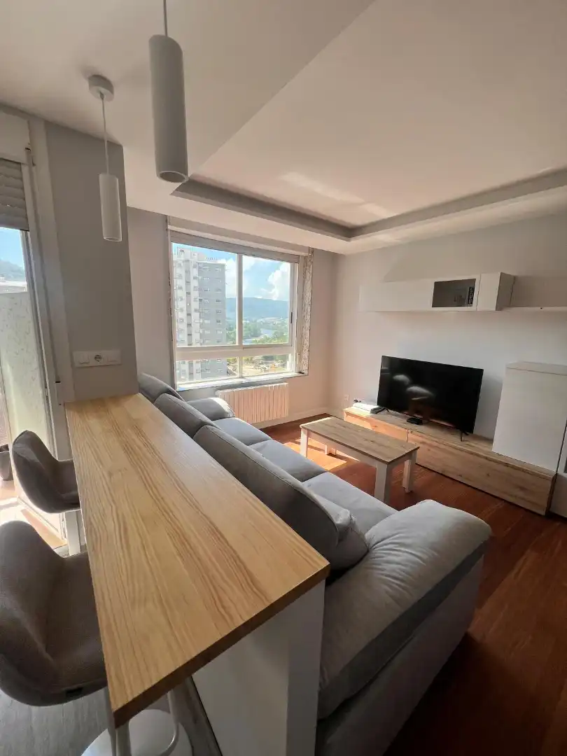 Sala de estar de Piso en venta en Ourense Capital  con Calefacción, Parquet y Horno