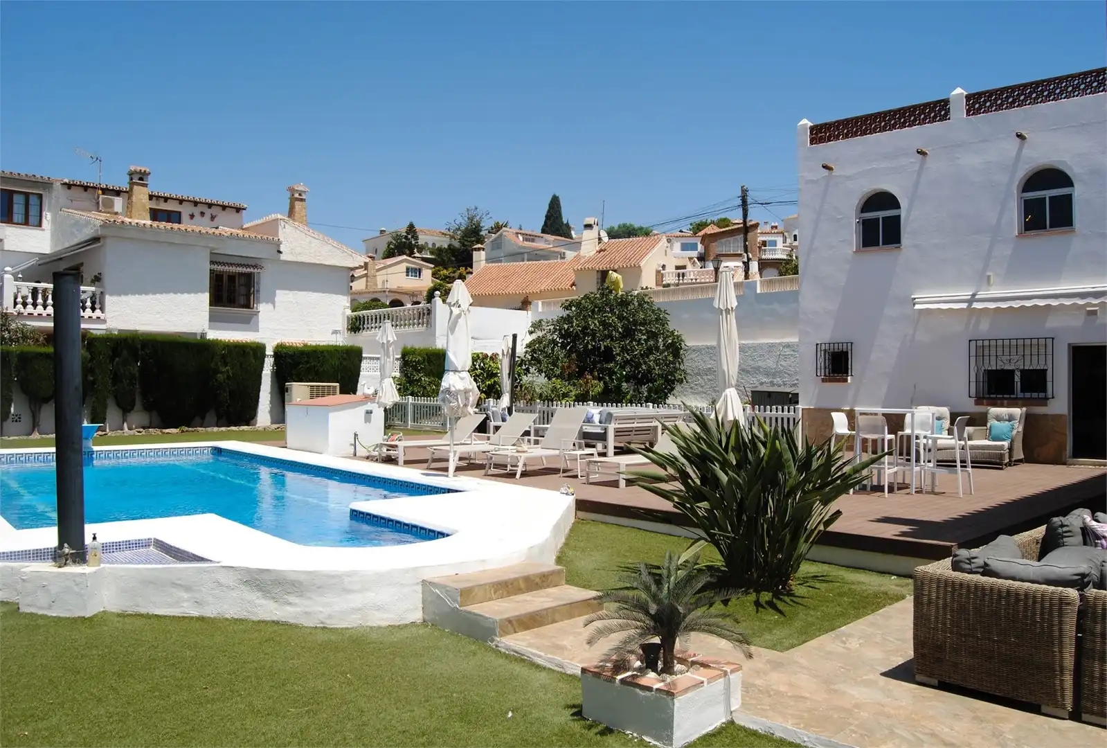 Jardín de Casa o chalet en venta en Vélez-Málaga con Aire acondicionado, Jardín privado y Terraza