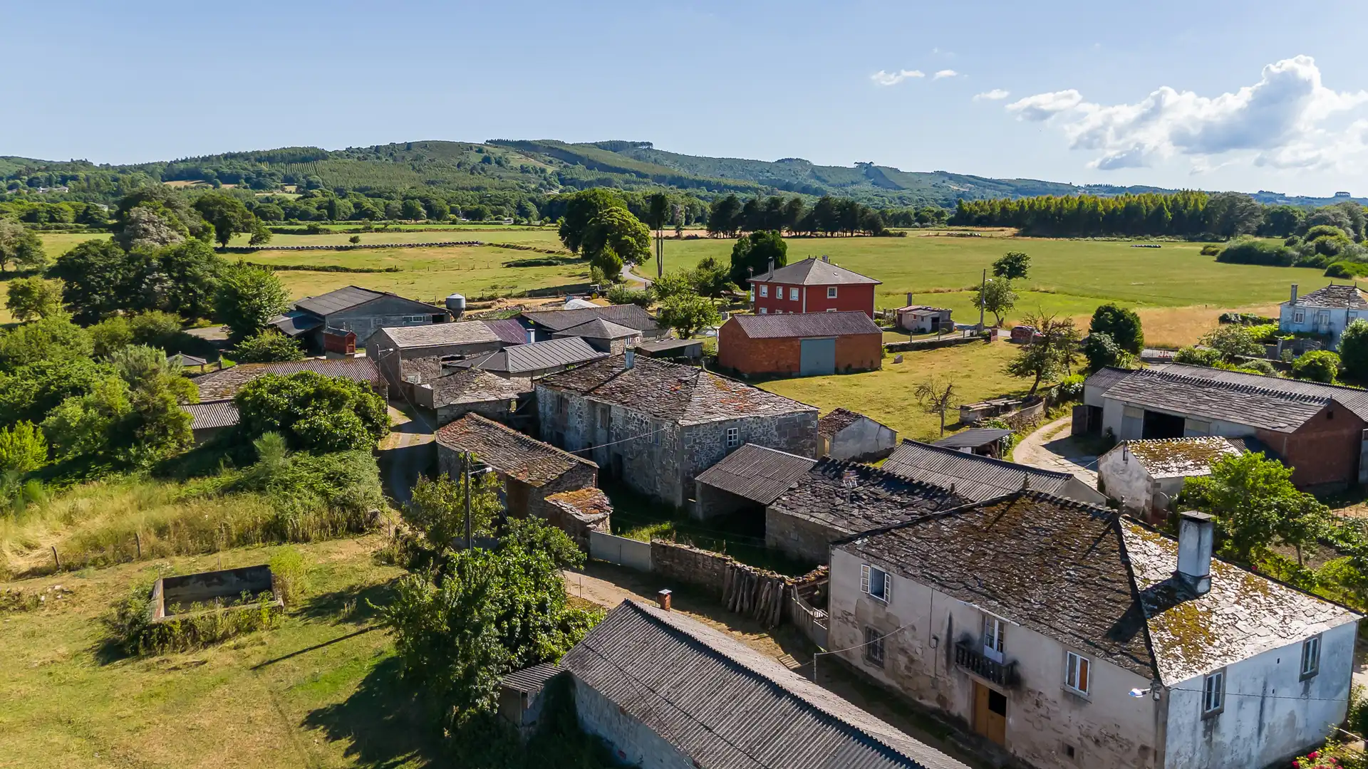 Vista exterior de Finca rústica en venda en Lugo