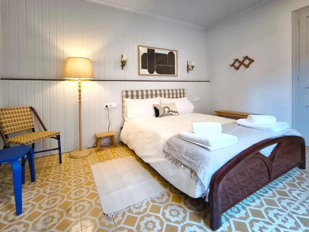 Schlafzimmer von Wohnung zum Verkauf in Campdevànol mit Heizung, Terrasse und Möbliert