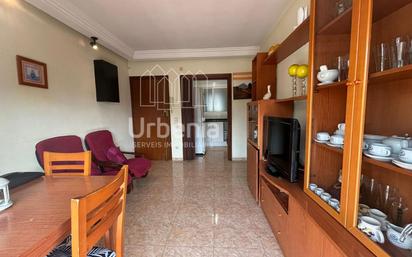 Living room of Flat for sale in Pineda de Mar  with Heating, Terrace and Furnished