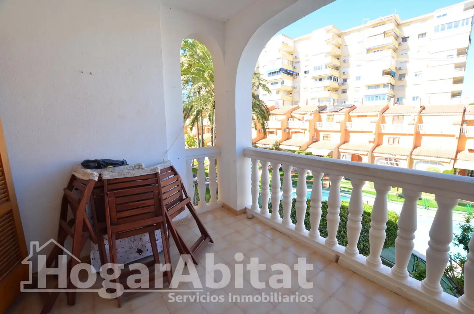 Balcony of Flat for sale in El Campello  with Air Conditioner, Heating and Private garden