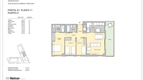 Foto 2 de Piso en venta en Calle Sant Jordi, 34, La Plana, Barcelona