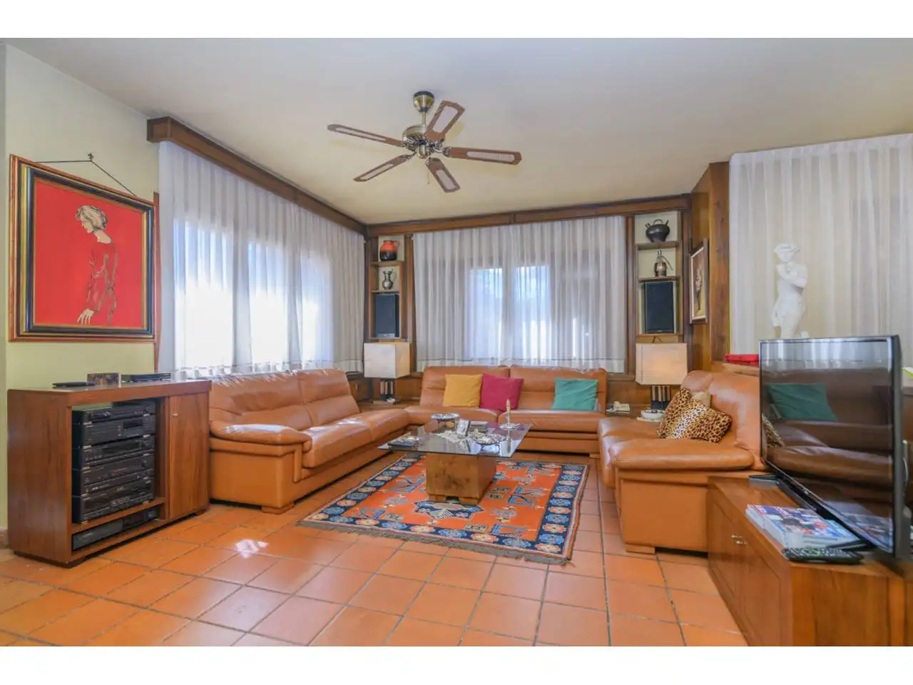 Wohnzimmer von Haus oder Chalet zum Verkauf in Sant Vicenç de Castellet mit Klimaanlage, Heizung und Privatgarten