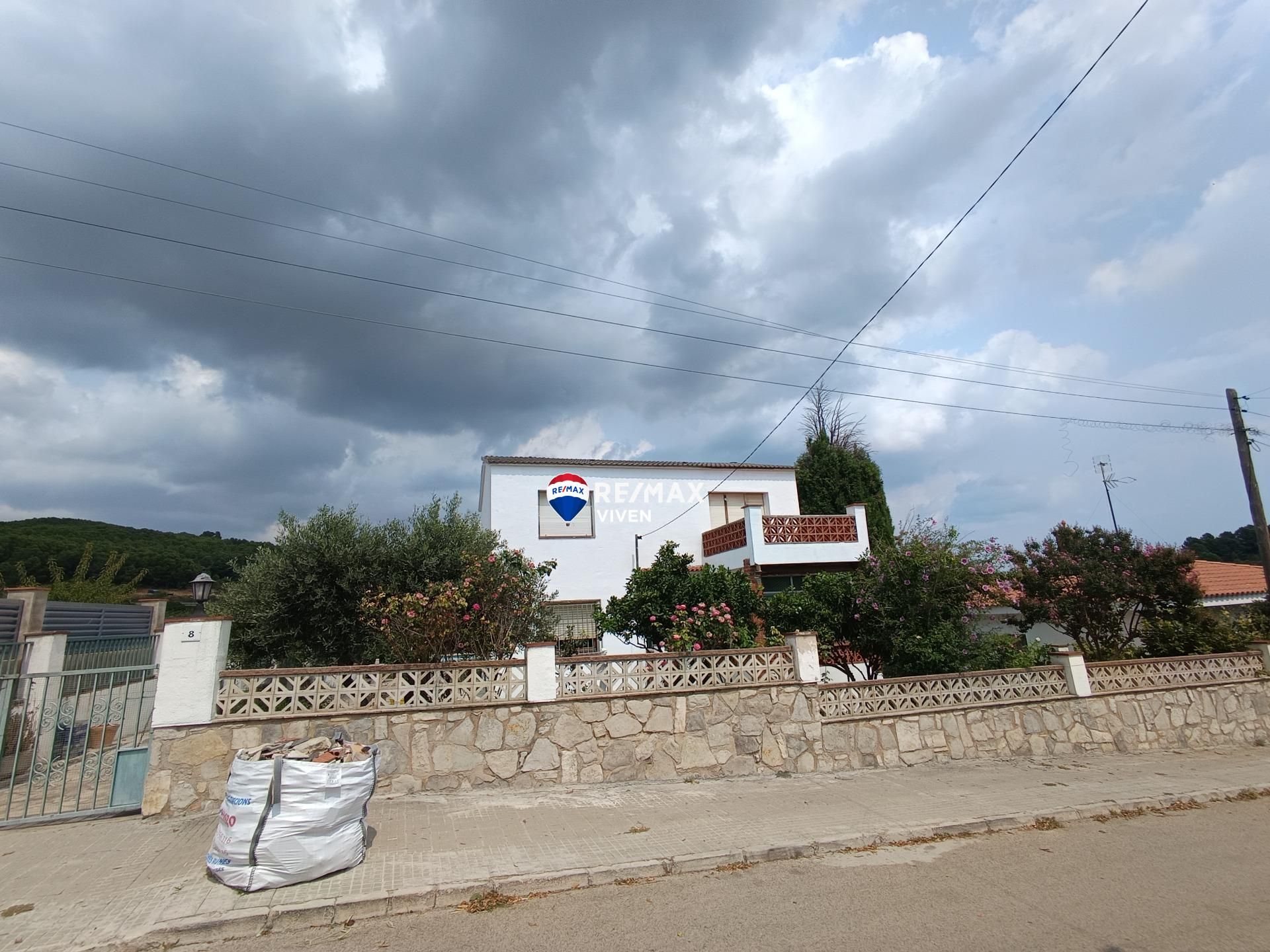 Exterior view of House or chalet for sale in Font-rubí  with Private garden, Terrace and Swimming Pool