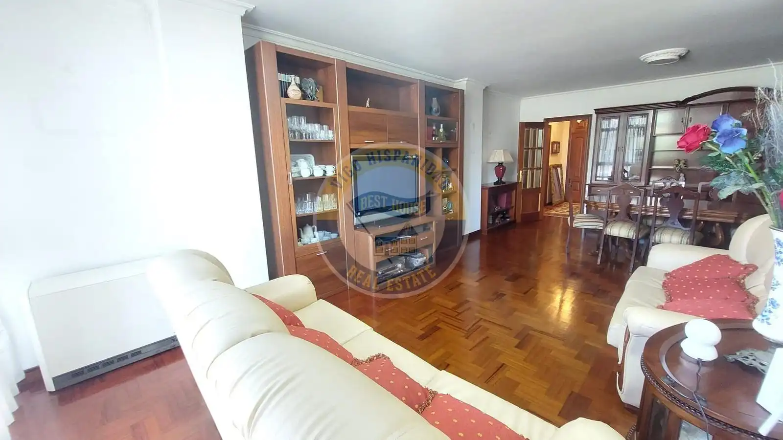 Sala de estar de Piso en venta en Vigo  con Calefacción, Parquet y Trastero