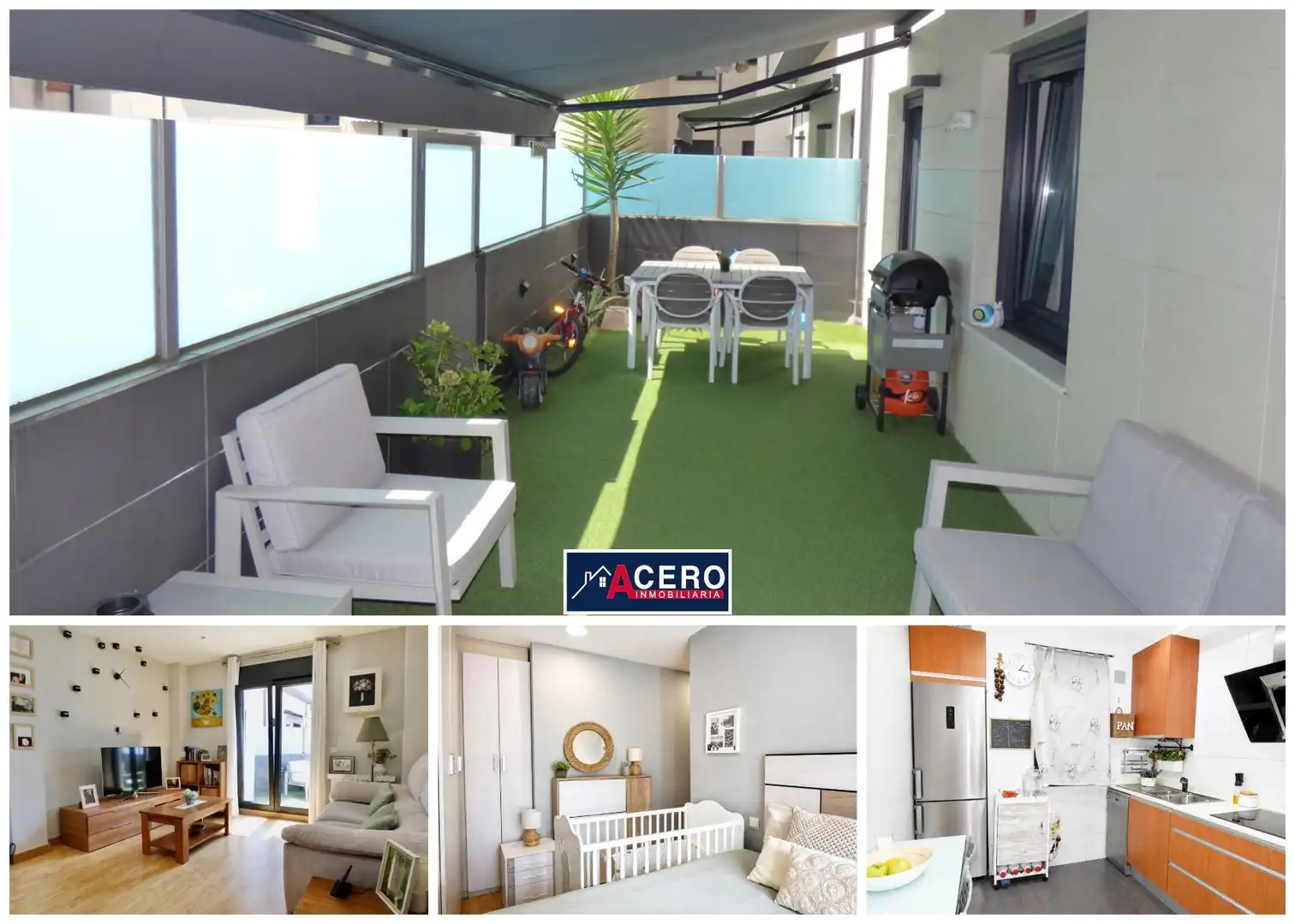 Terrasse von Erdgeschoss zum Verkauf in Santander mit Terrasse und Möbliert