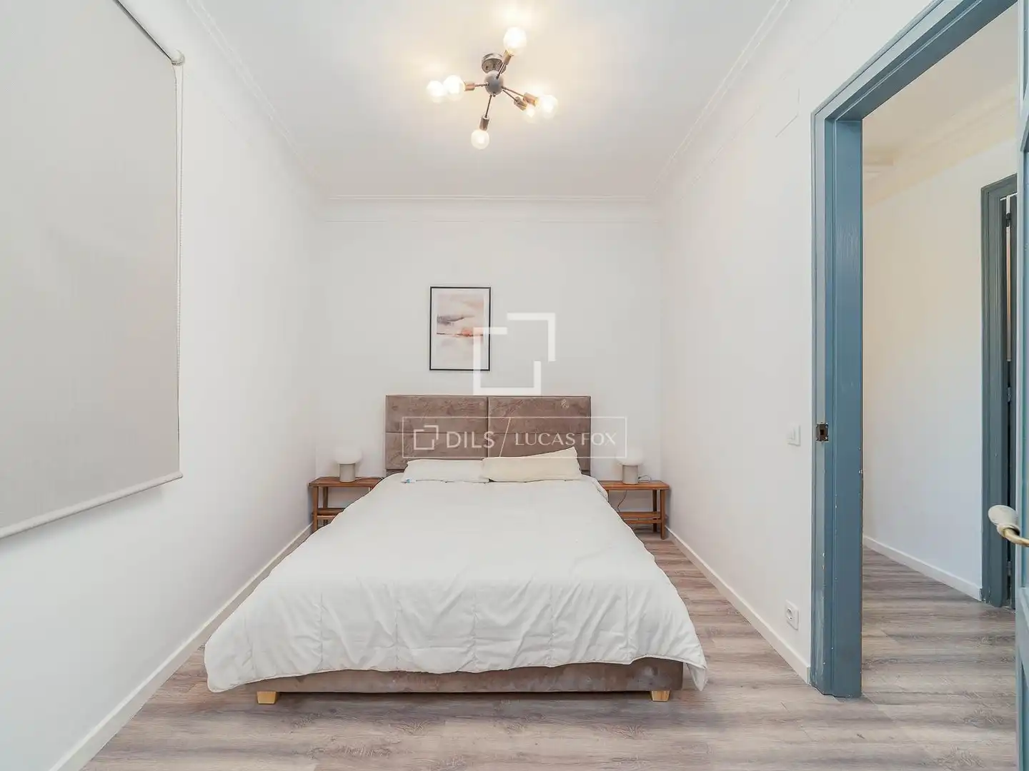 Schlafzimmer von Wohnung zur Miete in Barcelona mit Klimaanlage, Terrasse und Möbliert